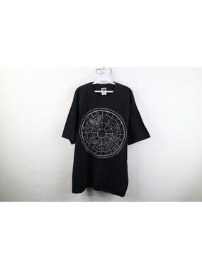 Vintage 90s Y2K Streetwear Mens 2XL Faded Leo Astrology Horoscope Sign T-Shirt